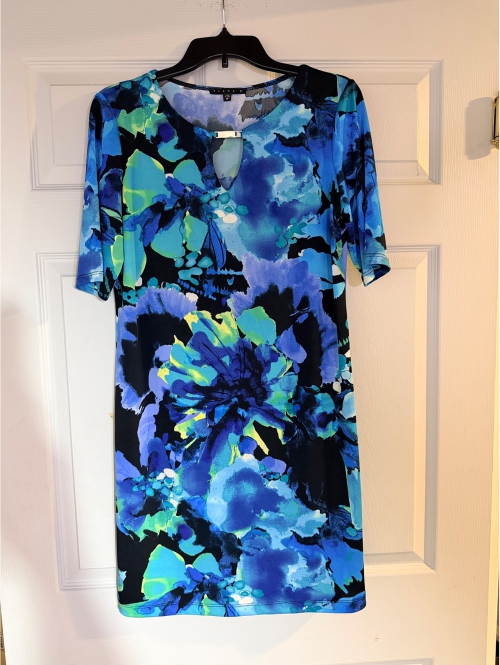 Tiana B blue floral dress